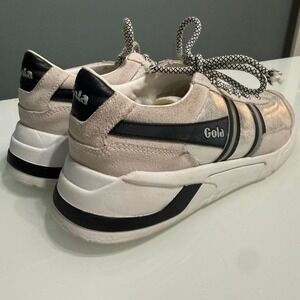 Title Gola Eclipse Spark Platform Sneakers Size 8 Chunky Retro Trainers